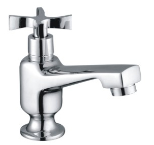 Single-cold basin faucet